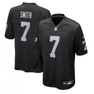 Geno Smith, Las Vegas Raiders Nike Game Jersey - Black